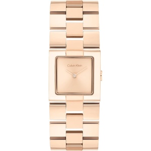 Calvin Klein Women’s CK Meridian – 22mm 2H Quartz Slim Watch – Stainless Steel Bracelet – Minimalistic Stylish Timepiece – Premium Fashion – Gift for Her(Rose Gold)