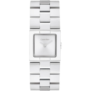 Calvin Klein Women’s CK Meridian – 22mm 2H Quartz Slim Watch – Stainless Steel Bracelet – Minimalistic Stylish Timepiece – Premium Fashion – Gift for Her(Silver)