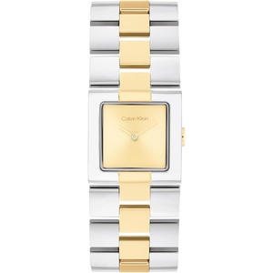 Calvin Klein Women’s CK Meridian – 22mm 2H Quartz Slim Watch – Stainless Steel Bracelet – Minimalistic Stylish Timepiece – Premium Fashion – Gift for Her(Two Tone)