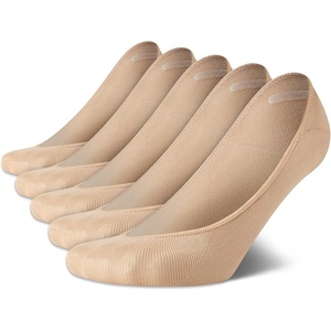 Calvin Klein Womens Liner Socks – 5 Pack Athletic Shoe Sock Liners – Lightweight Performance Non Slip No Show Socks for Women(Nude)