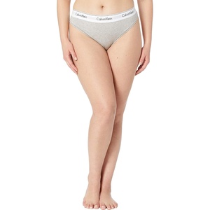 Calvin Klein Women’s Modern Cotton Thong-Panty(Grey Heather)