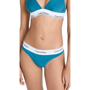 Calvin Klein Women’s Modern Cotton Thong-Panty(Tapestry Teal)