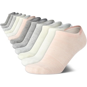 Calvin Klein Womens No Show Socks – 12 Pack Breathable Lightweight Athletic Low Cut Running Socks for Women(Rose Multi)