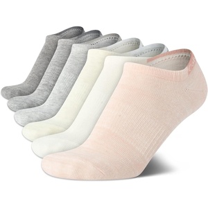 Calvin Klein Womens No Show Socks – 6 Pack Breathable Cotton Blend Athletic Performance Low Cut Running Socks for Women(Rose Multi)