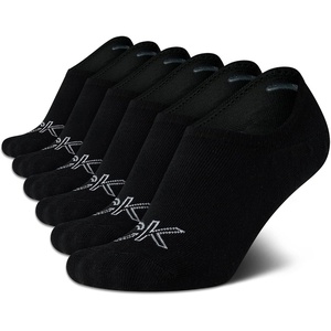 Calvin Klein Womens No Show Socks – 6 Pack Lightweight Cotton Blend Invisible No Slip Sneaker Liners Athletic Socks for Women(Black)