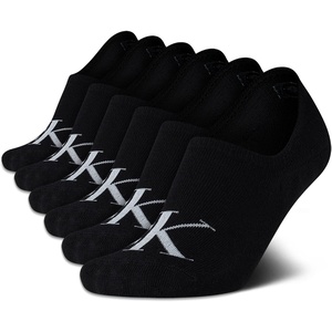 Calvin Klein Womens No Show Socks – 6 Pack Lightweight Cotton Blend Invisible No Slip Sneaker Liners Athletic Socks for Women(Black Assorted)
