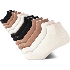Calvin Klein Womens Quarter Socks – 12 Pack Breathable Cushioned Athletic Ankle Socks for Women for Running and Workout(Oatmeal Heather)