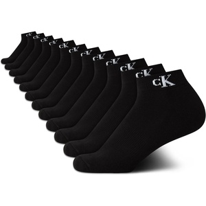 Calvin Klein Womens Quarter Socks – 12 Pack Soft Cushioned Athletic Ankle Socks for Women for Running and Workout(Black)