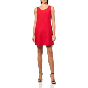 Calvin Klein Women’s Refined Stretch Mini Dress(Goji Berry)