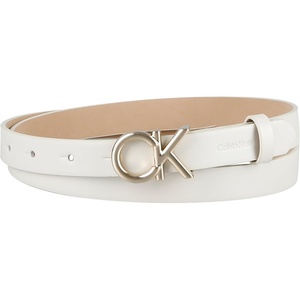 Calvin Klein womens Casual Slim Width Fashion Belt for Jeans, Trousers and Dresses(Bone)