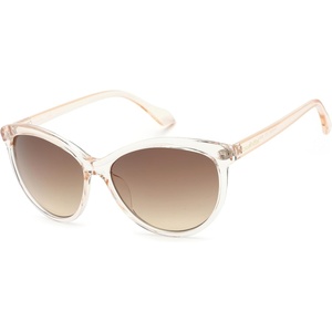 Calvin Klein womens Ck19534s Cat Eye Sunglasses(Crystal Beige/Brown)