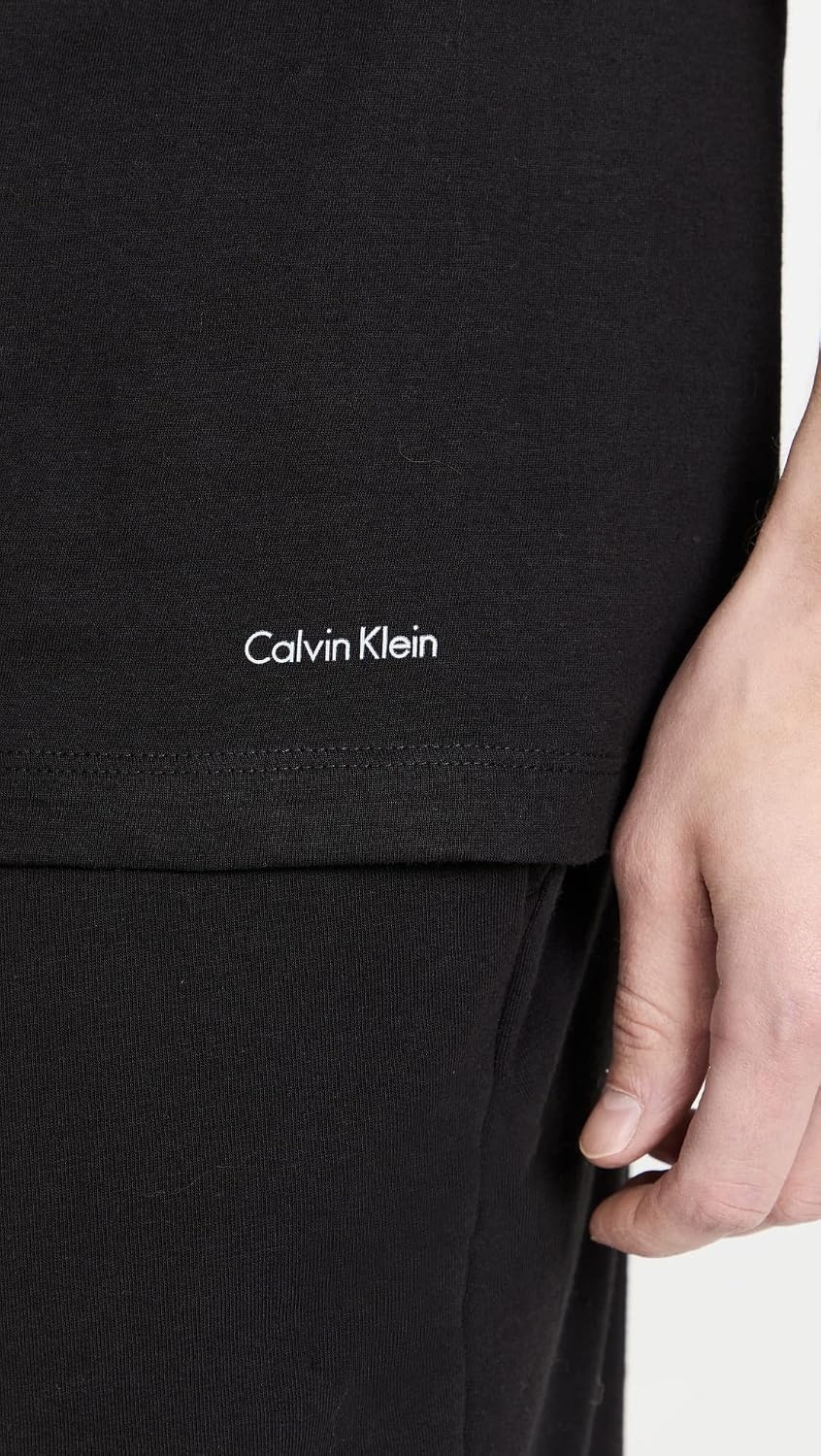 image:imageCalvin Klein Mens Cotton Classics 3Pack Undershirts3 Classic Black Crewneck