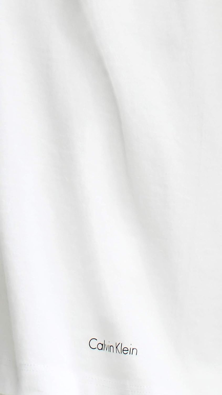 image:imageCalvin Klein Mens Cotton Classics 3Pack Undershirts3 Classic White Vneck