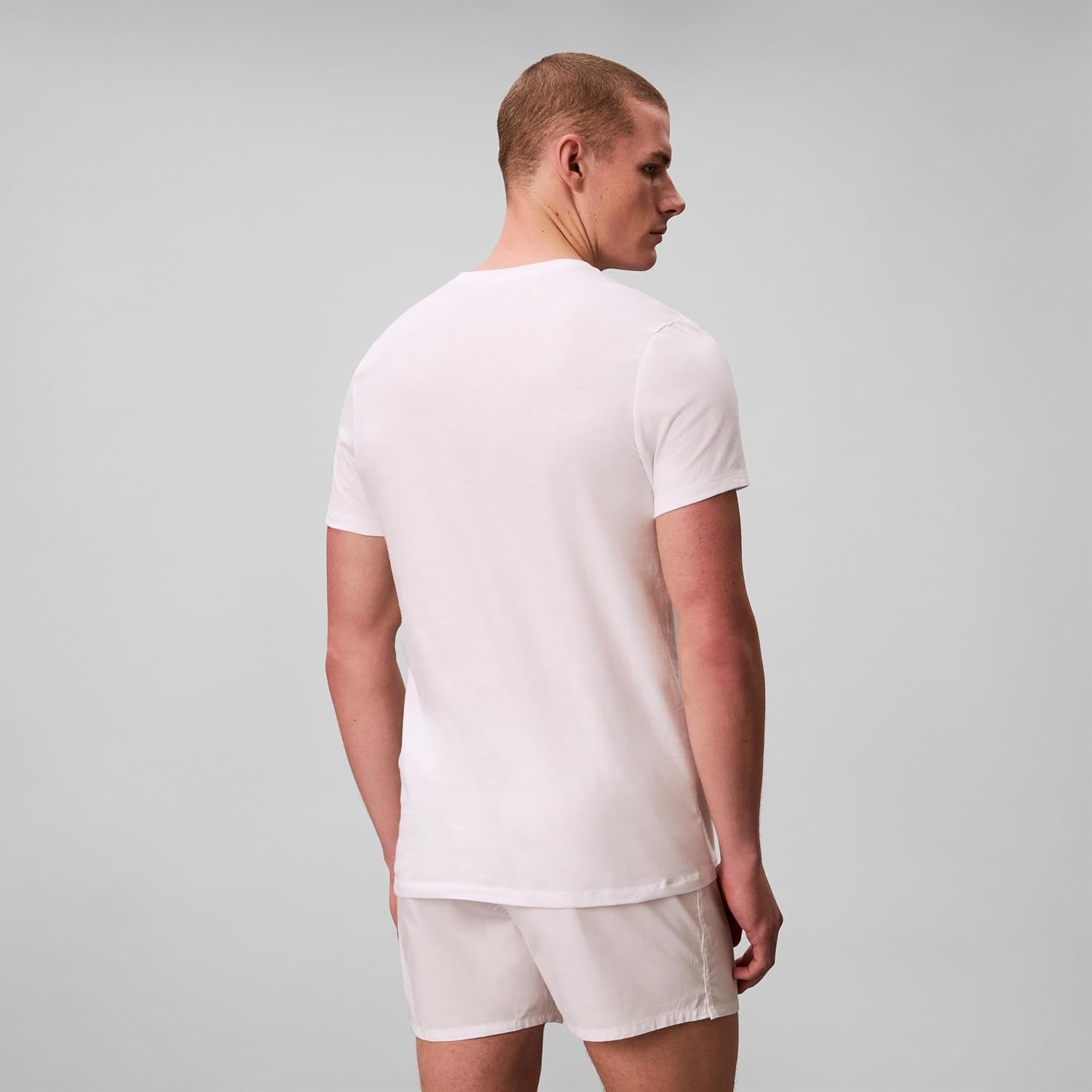 image:imageCalvin Klein Mens Cotton Classics 3Pack Undershirts3 White Crewneck