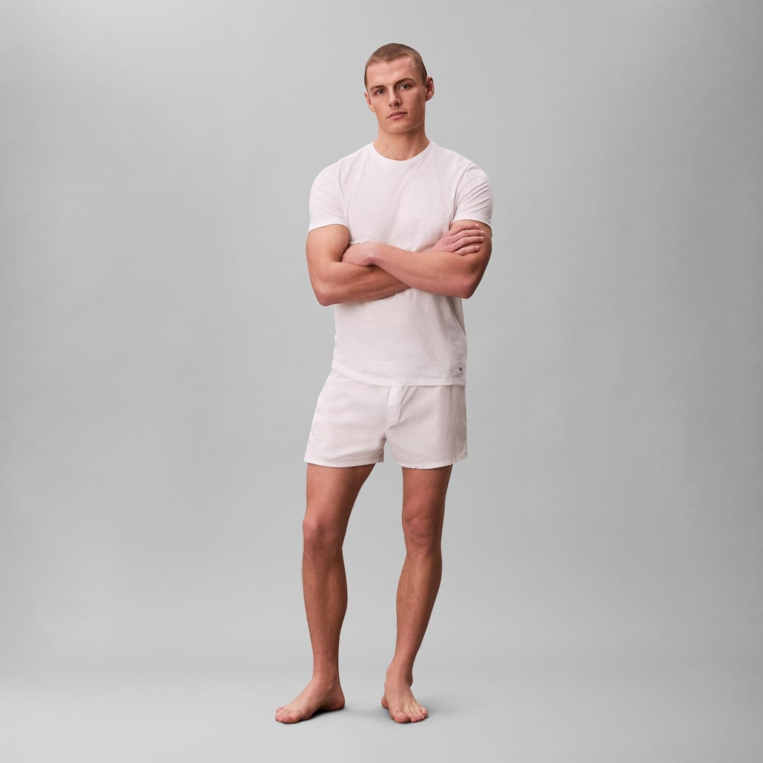 image:imageCalvin Klein Mens Cotton Classics 3Pack Undershirts3 White Crewneck