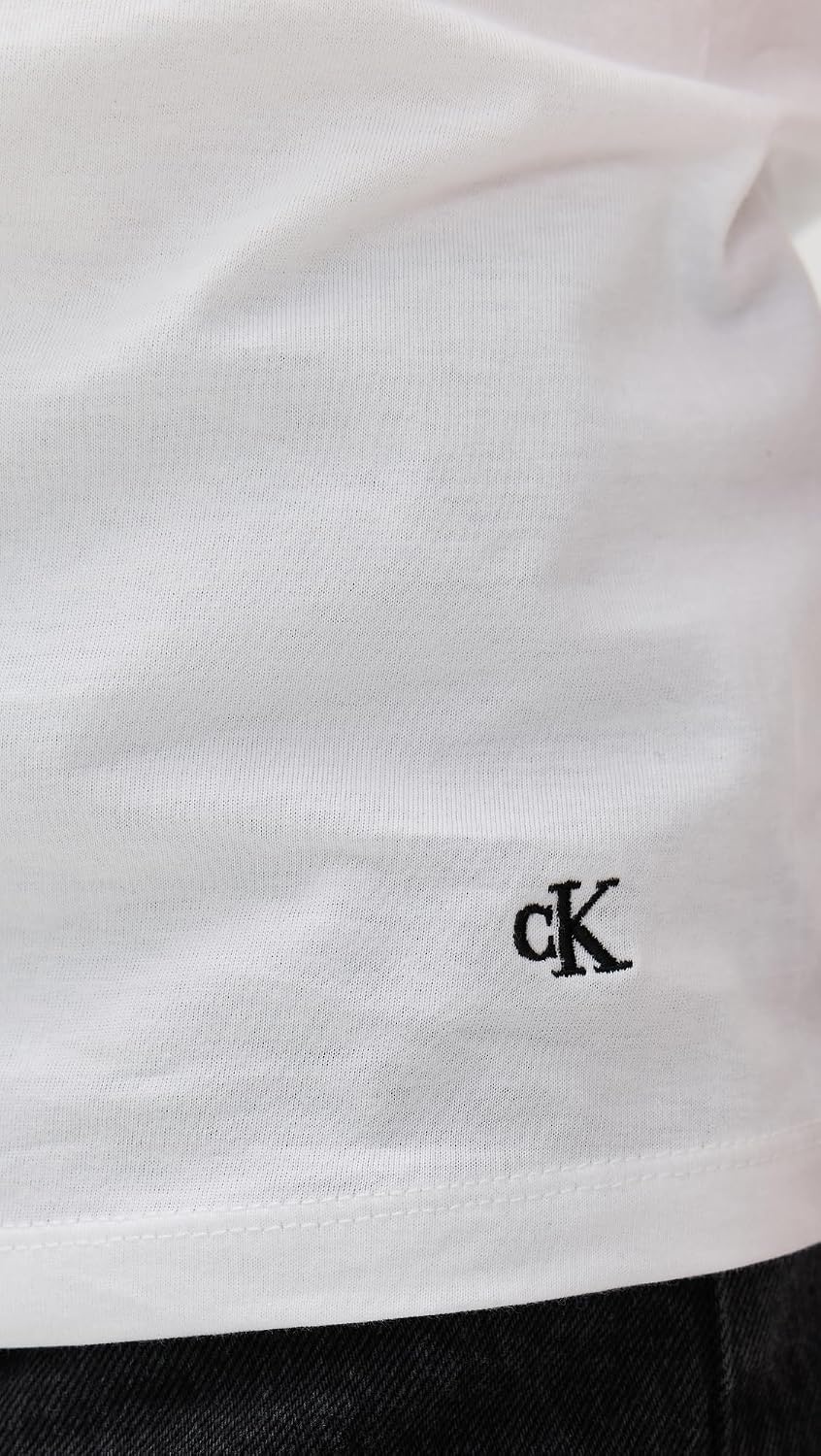 image:imageCalvin Klein Mens Cotton Classics 3Pack Undershirts3 White Vneck