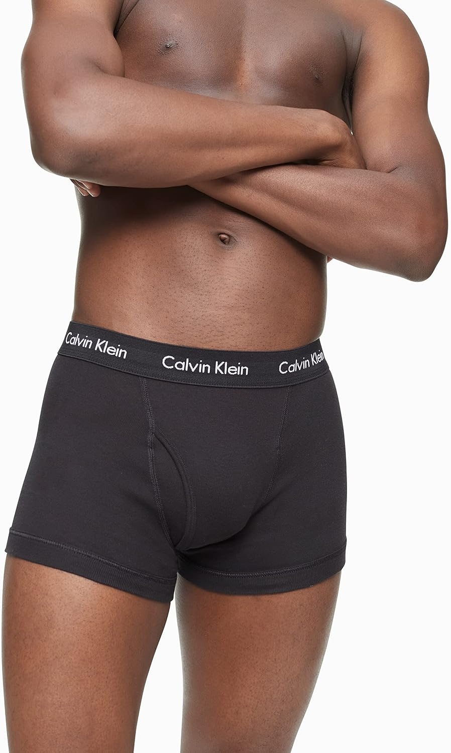 image:imageCalvin Klein Mens Cotton Classics 5Pack Trunk2 Black 2 Grey Heather 1 White