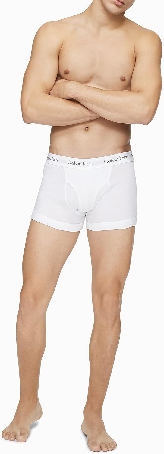 image:imageCalvin Klein Mens Cotton Classics 5Pack Trunk5 White