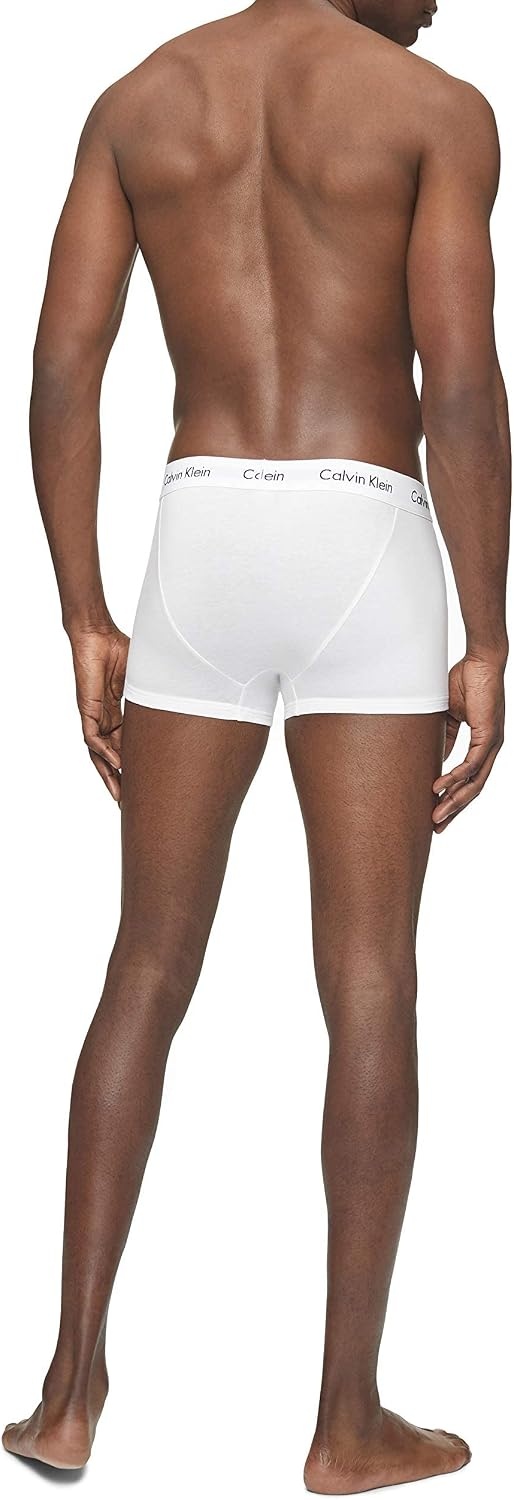 image:imageCalvin Klein Mens Cotton Stretch 3Pack Low Rise Trunks3 White