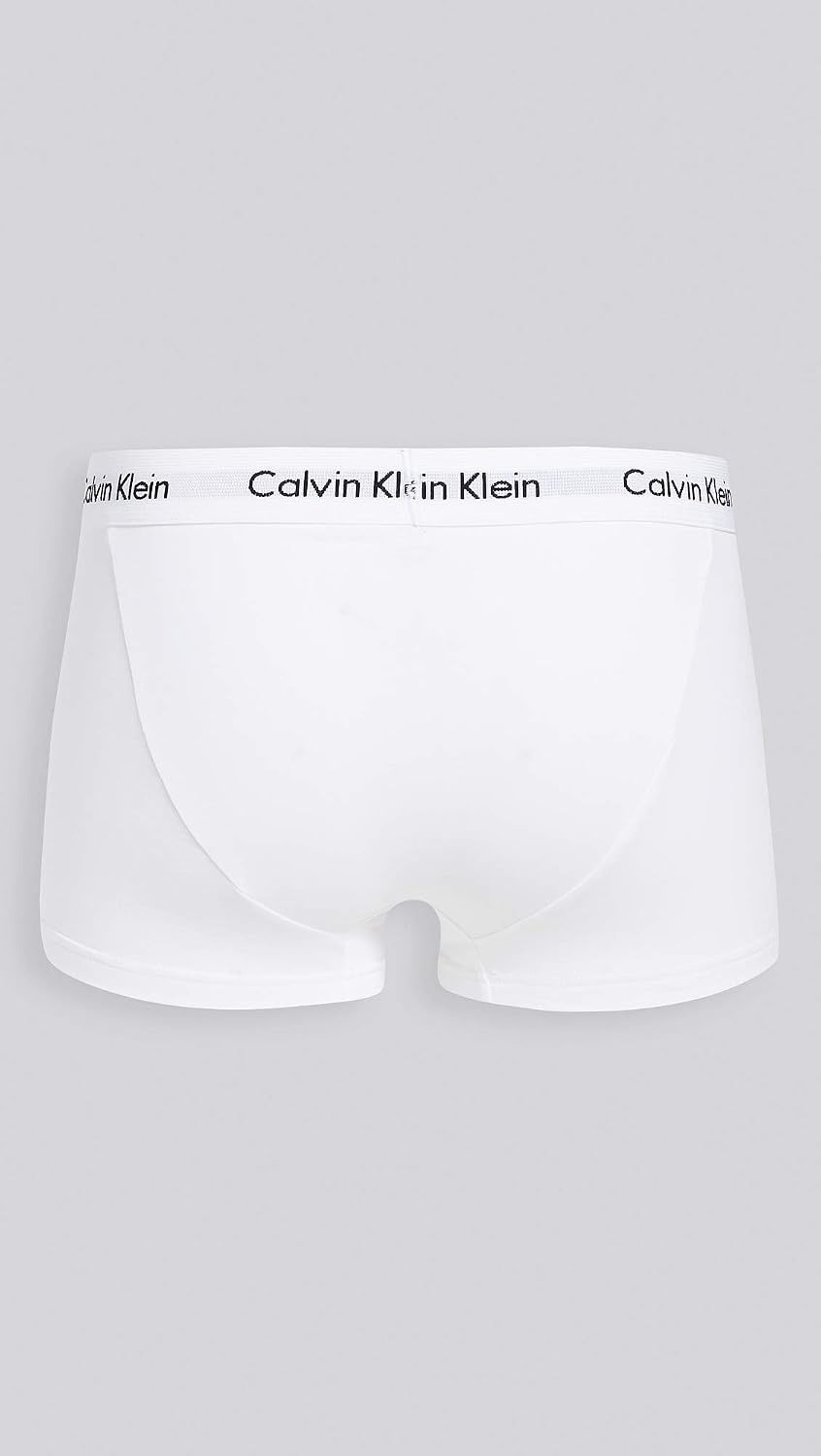 image:imageCalvin Klein Mens Cotton Stretch 3Pack Low Rise Trunks3 White