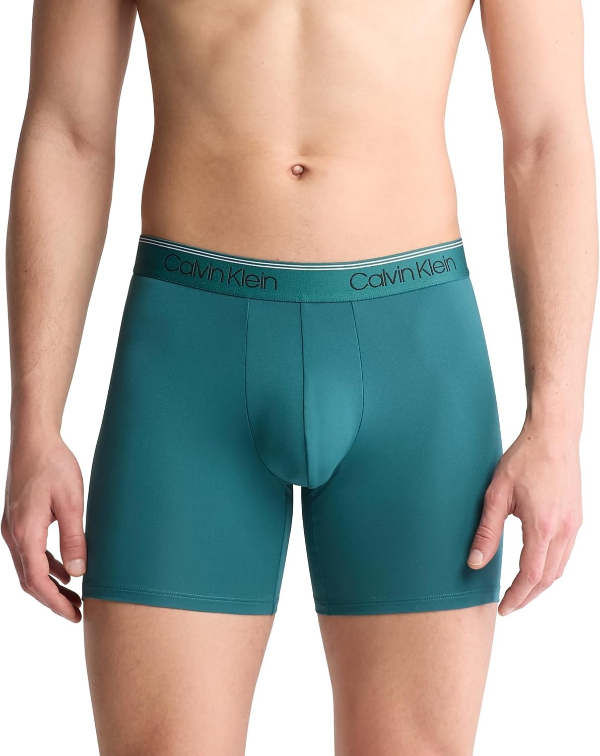image:imageCalvin Klein Mens Micro Stretch 3pack Boxer BriefBlack Ash Mediterranea
