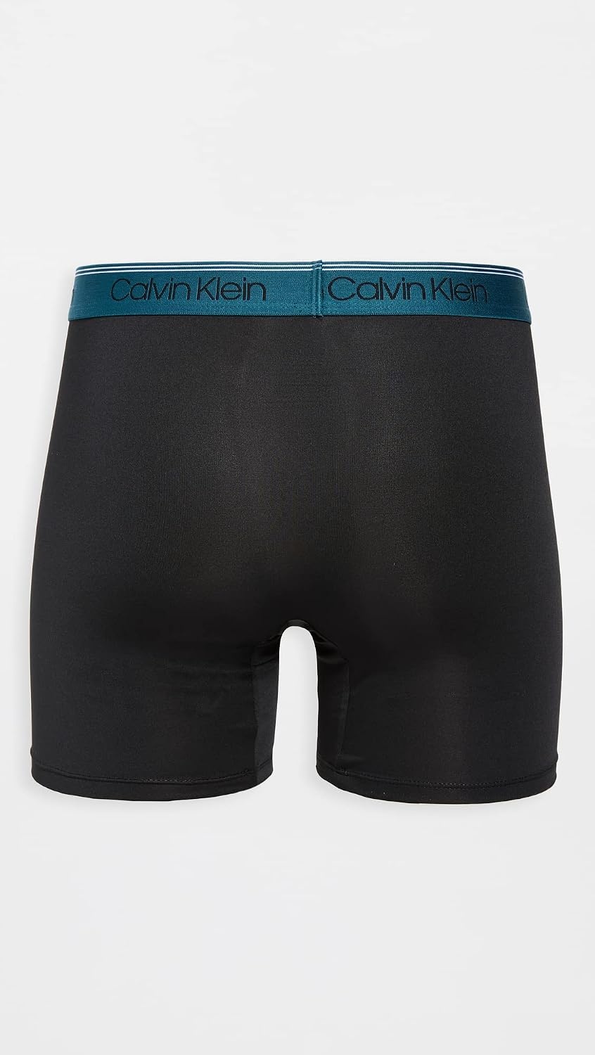 image:imageCalvin Klein Mens Micro Stretch 3pack Boxer BriefBlack Bodies W Olive Tapioca Legion Blue Wbs