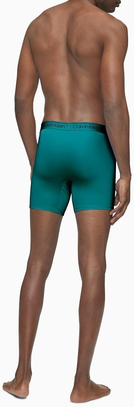 image:imageCalvin Klein Mens Micro Stretch 3pack Boxer BriefCobalt Sapphire Spring Distorted Blue