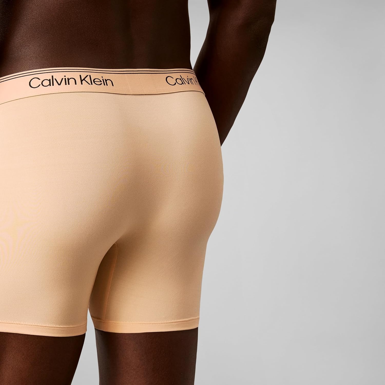 image:imageCalvin Klein Mens Micro Stretch 3pack Boxer BriefGulf Blue Light Cast Peach Bliss