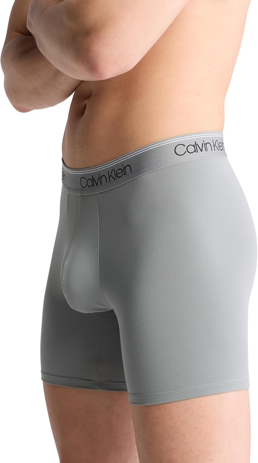 image:imageCalvin Klein Mens Micro Stretch 3pack Boxer BriefHemisphere Blue Plein Air Convoy