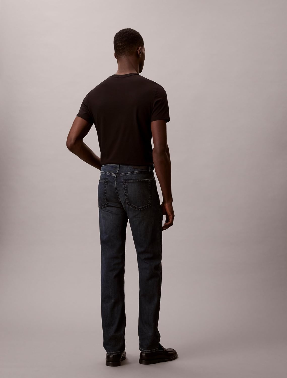 image:imageCalvin Klein Mens Straight Fit JeansBoston Blue Black