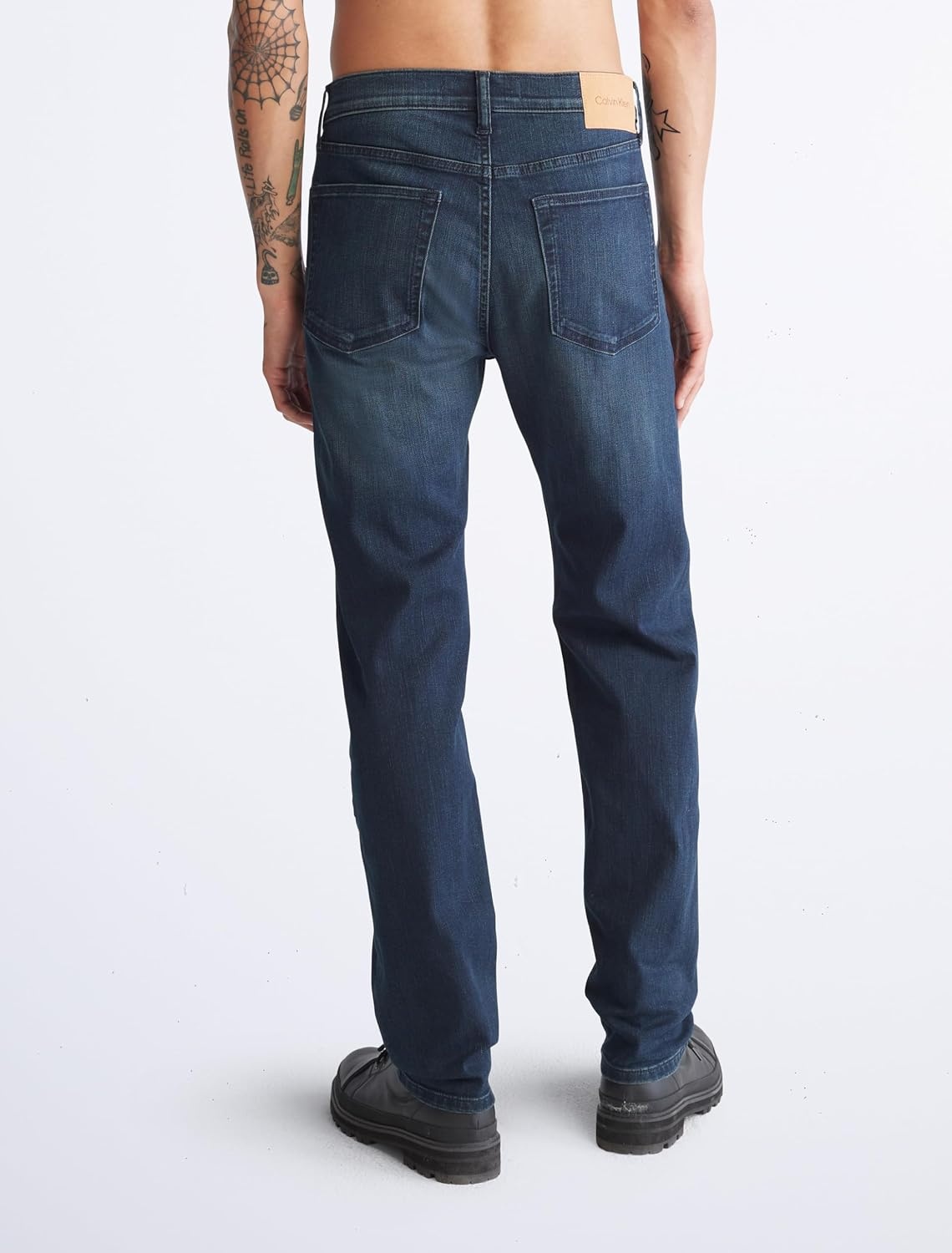image:imageCalvin Klein Mens Straight Fit JeansBoston Blue Black