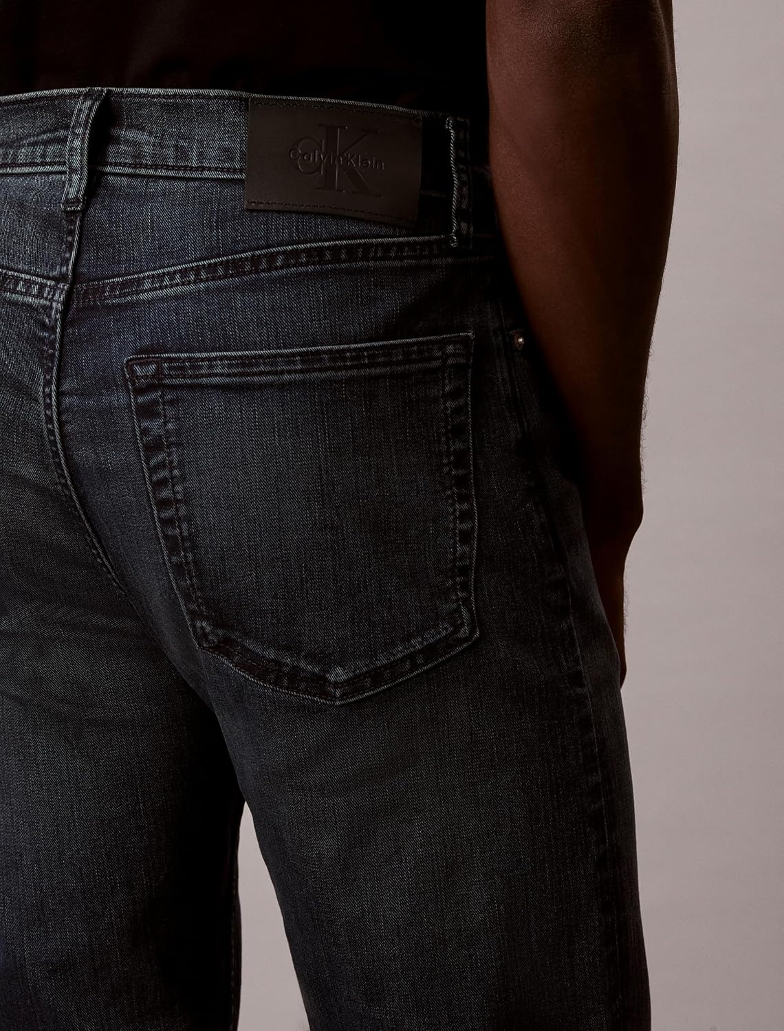 image:imageCalvin Klein Mens Straight Fit JeansBoston Blue Black