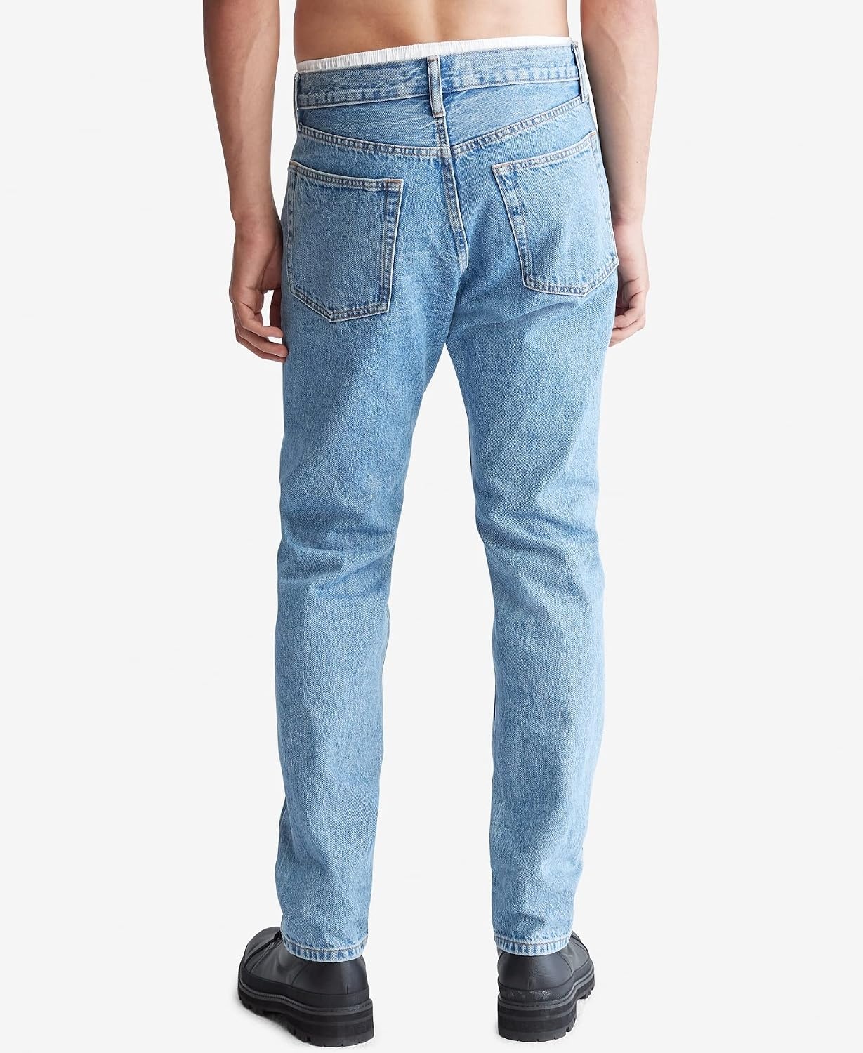 image:imageCalvin Klein Mens Straight Fit JeansDesert Blue