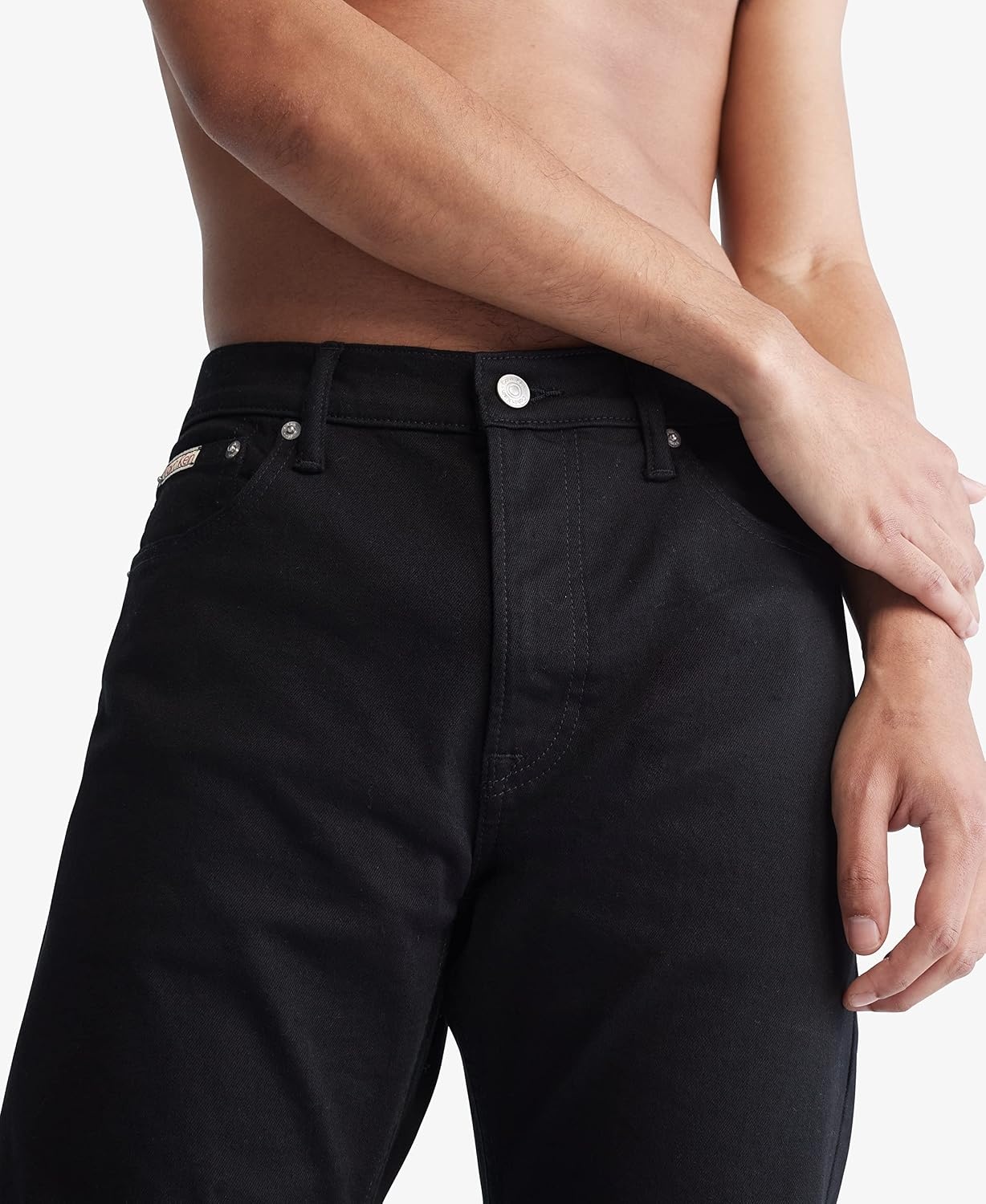 image:imageCalvin Klein Mens Straight Fit JeansForever Black