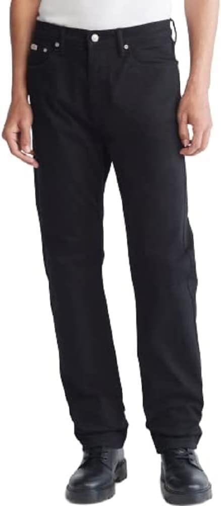 image:imageCalvin Klein Mens Straight Fit JeansForever Black
