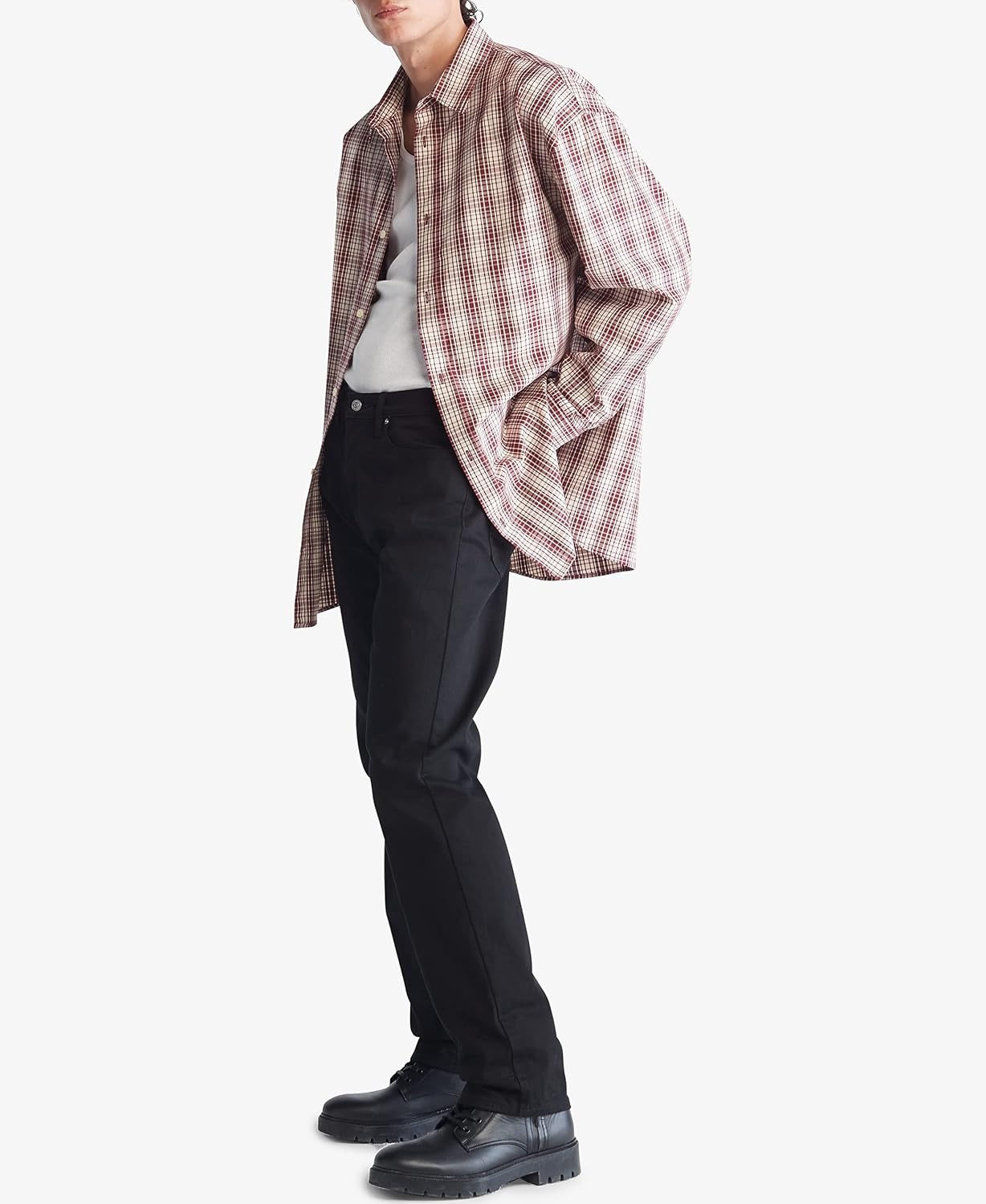 image:imageCalvin Klein Mens Straight Fit JeansForever Black