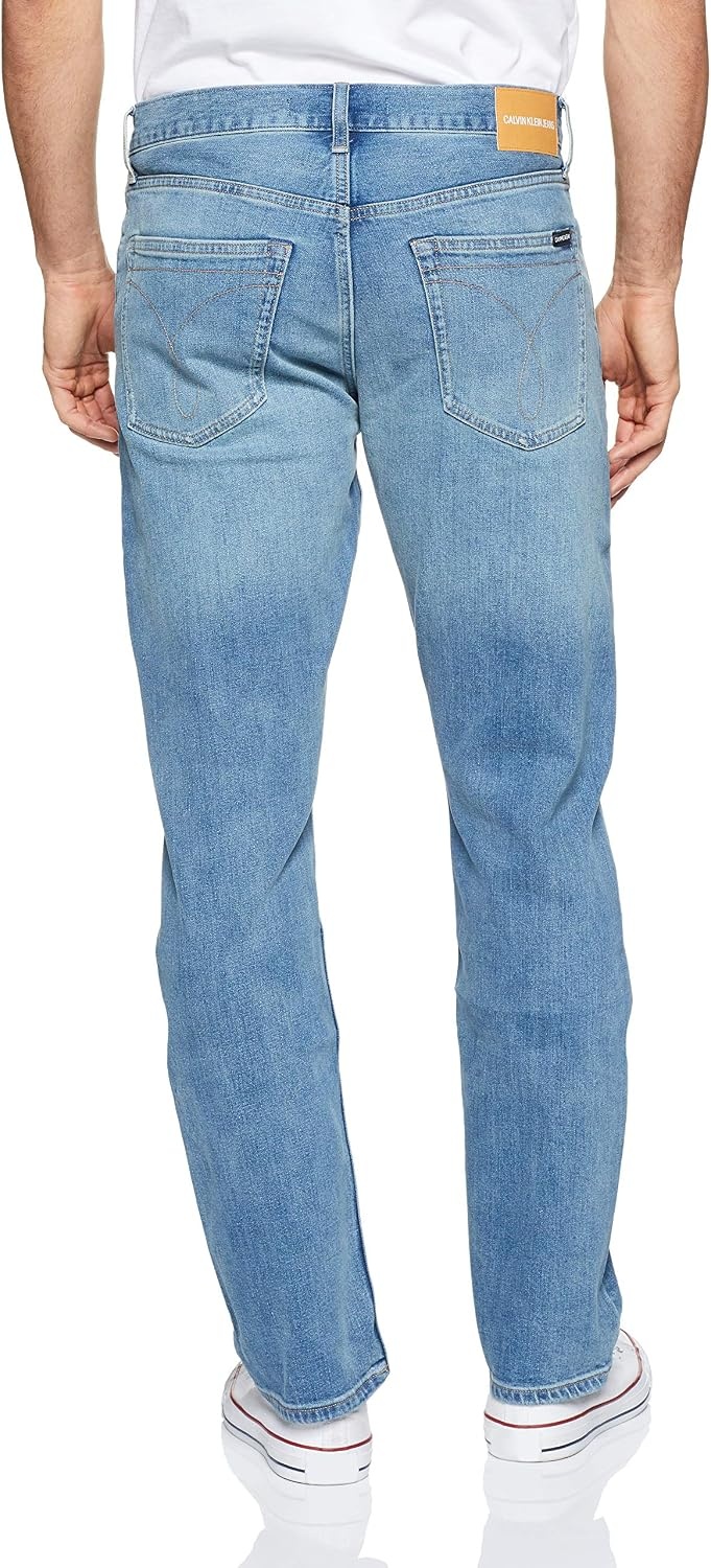 image:imageCalvin Klein Mens Straight Fit JeansHouston Light Tint