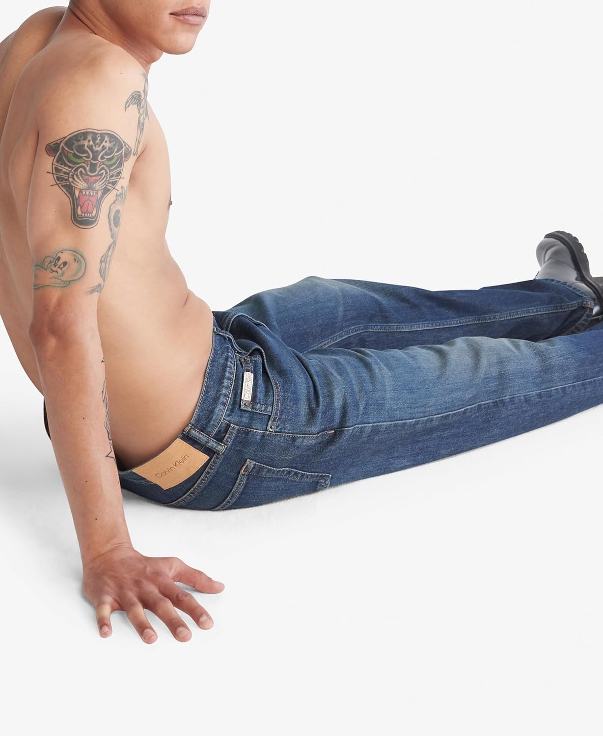 image:imageCalvin Klein Mens Straight Fit JeansIndigo No 6
