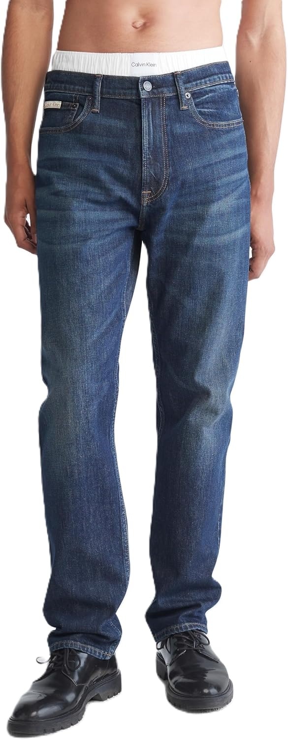 image:imageCalvin Klein Mens Straight Fit JeansIndigo No 6