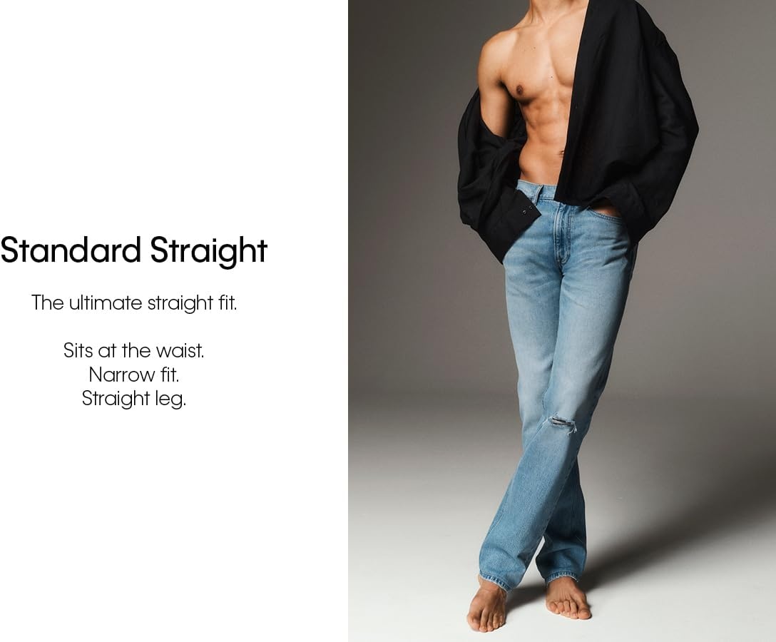 image:imageCalvin Klein Mens Straight Fit JeansIndigo No 6