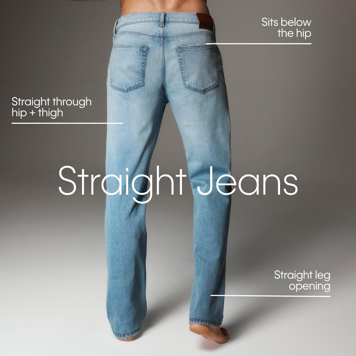 image:imageCalvin Klein Mens Straight Fit JeansKlein Blue Black