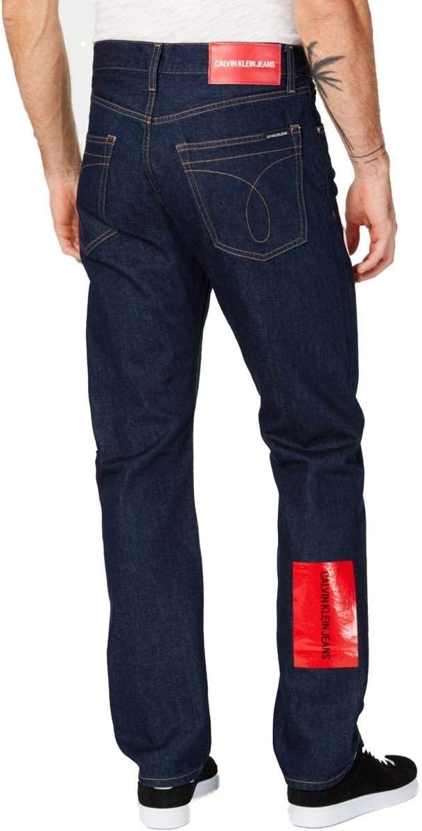 image:imageCalvin Klein Mens Straight Fit JeansRinse