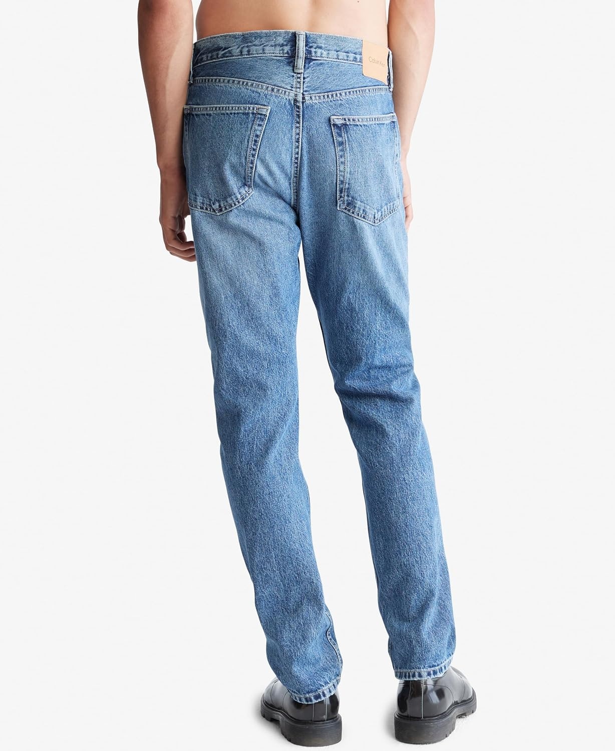 image:imageCalvin Klein Mens Straight Fit JeansTinted Ck Stone