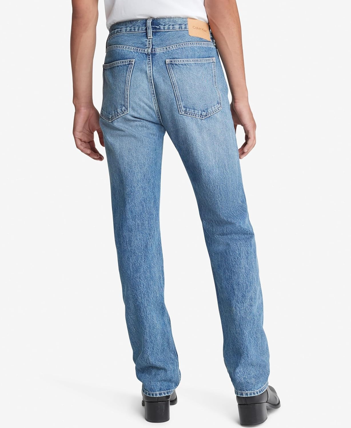 image:imageCalvin Klein Mens Straight Fit JeansTinted Ck Stone