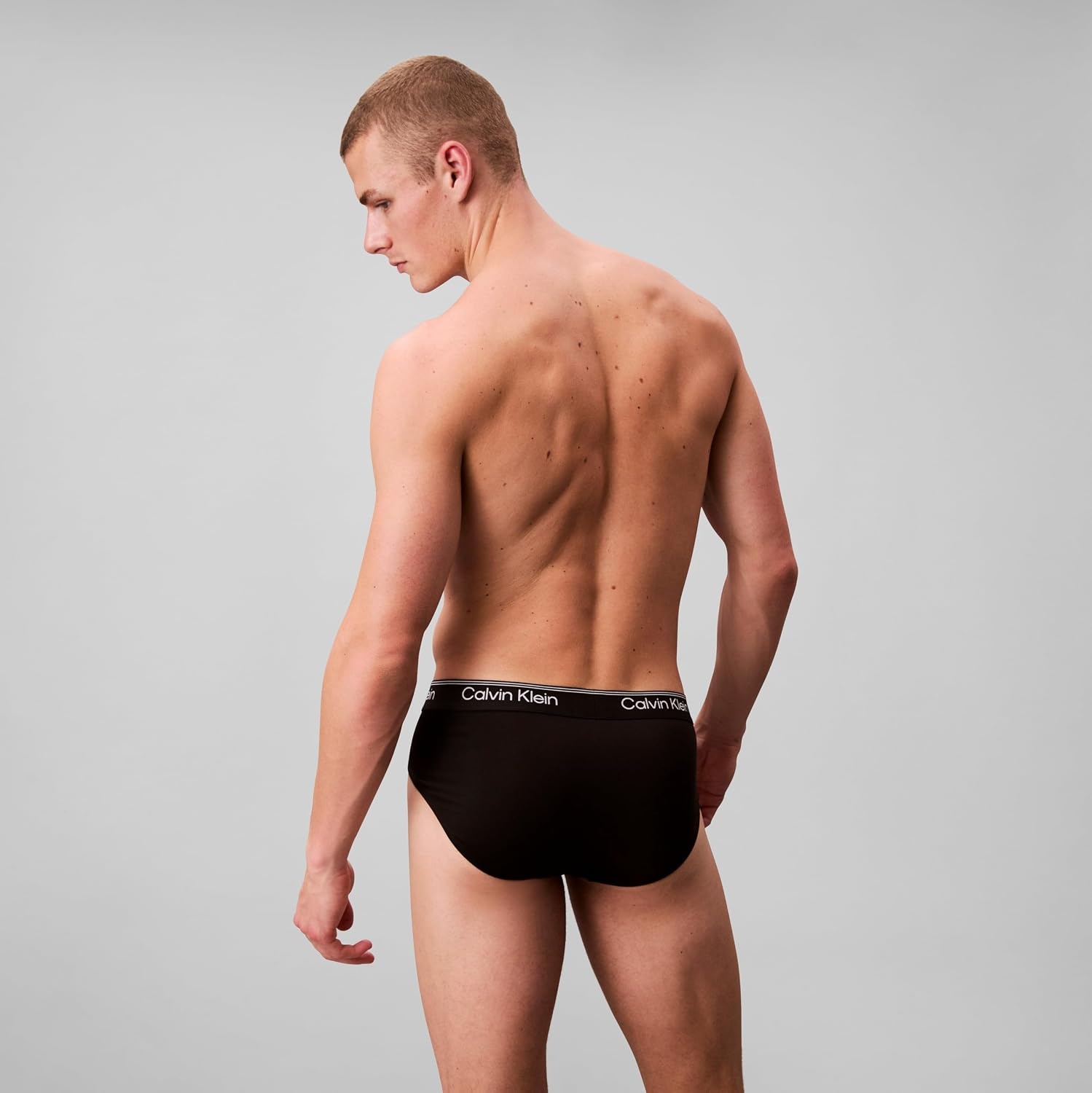 image:imageCalvin Klein Mens Underwear Micro Stretch 3pack Hip Brief3 Black Wash