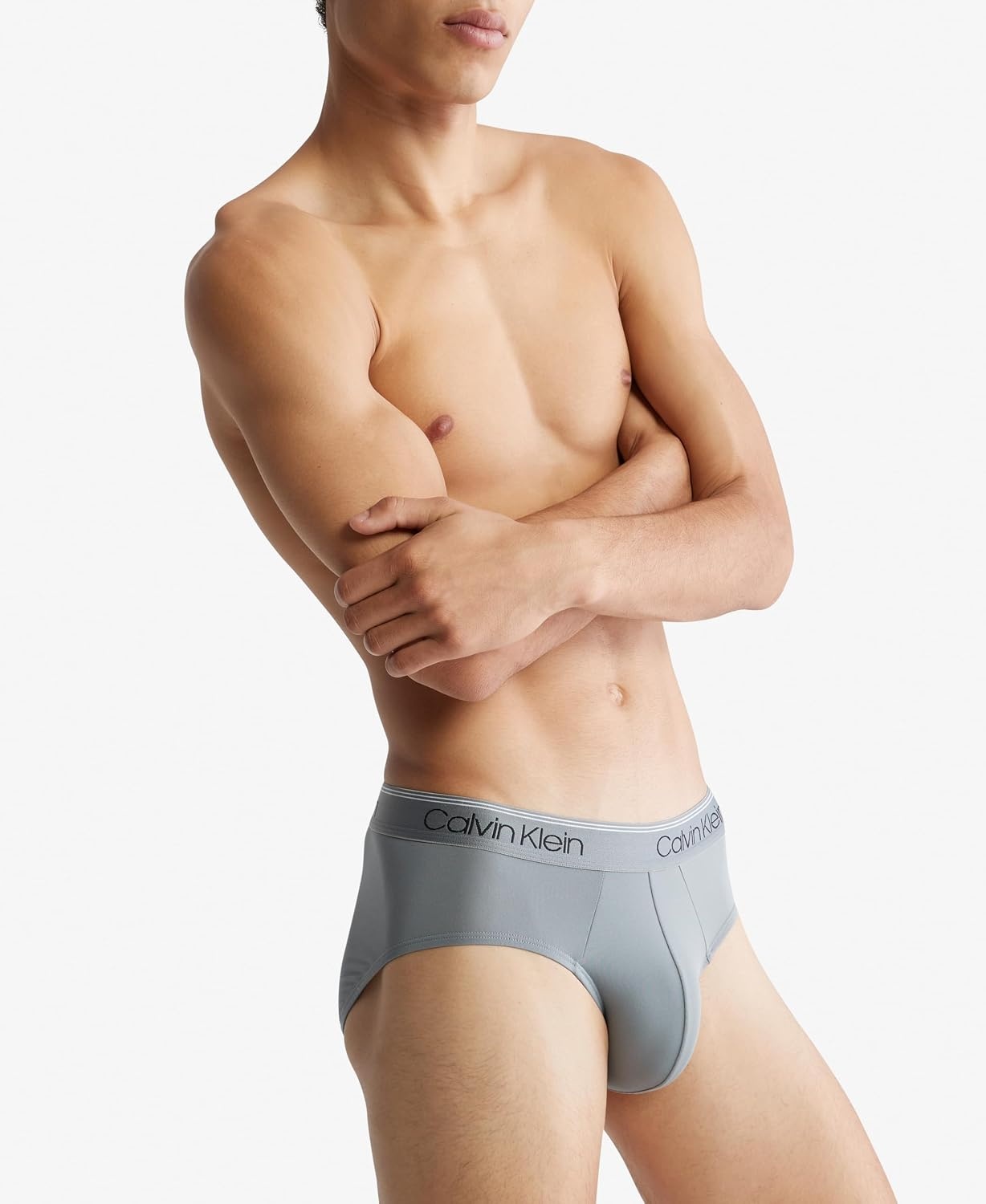 image:imageCalvin Klein Mens Underwear Micro Stretch 3pack Hip BriefBlack Convoy Red Gala