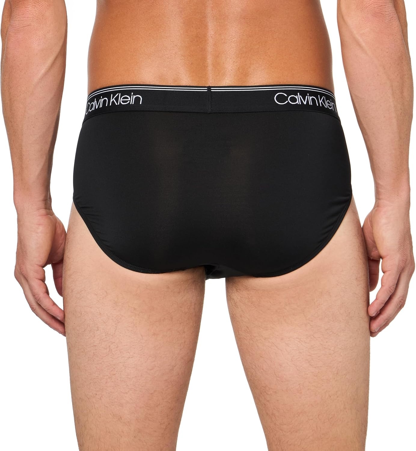 image:imageCalvin Klein Mens Underwear Micro Stretch 3pack Hip BriefBlack Palm Leaf Stripebeau Blue Foggy Mauve