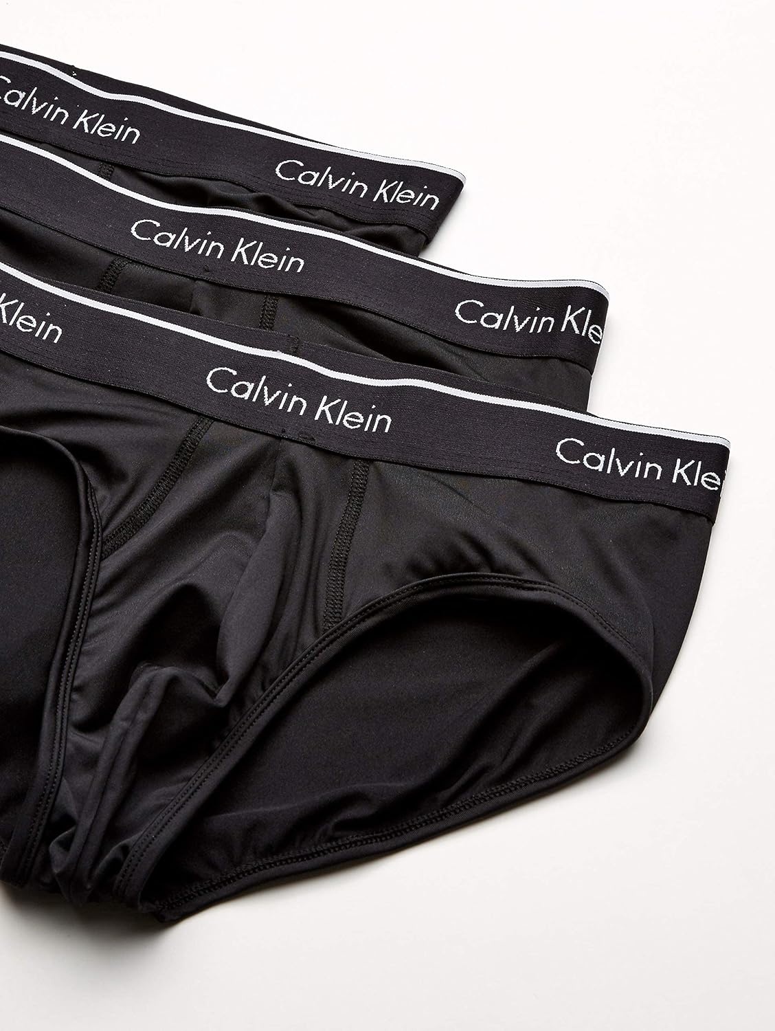 image:imageCalvin Klein Mens Underwear Micro Stretch 3pack Hip BriefBlackBlackBlack