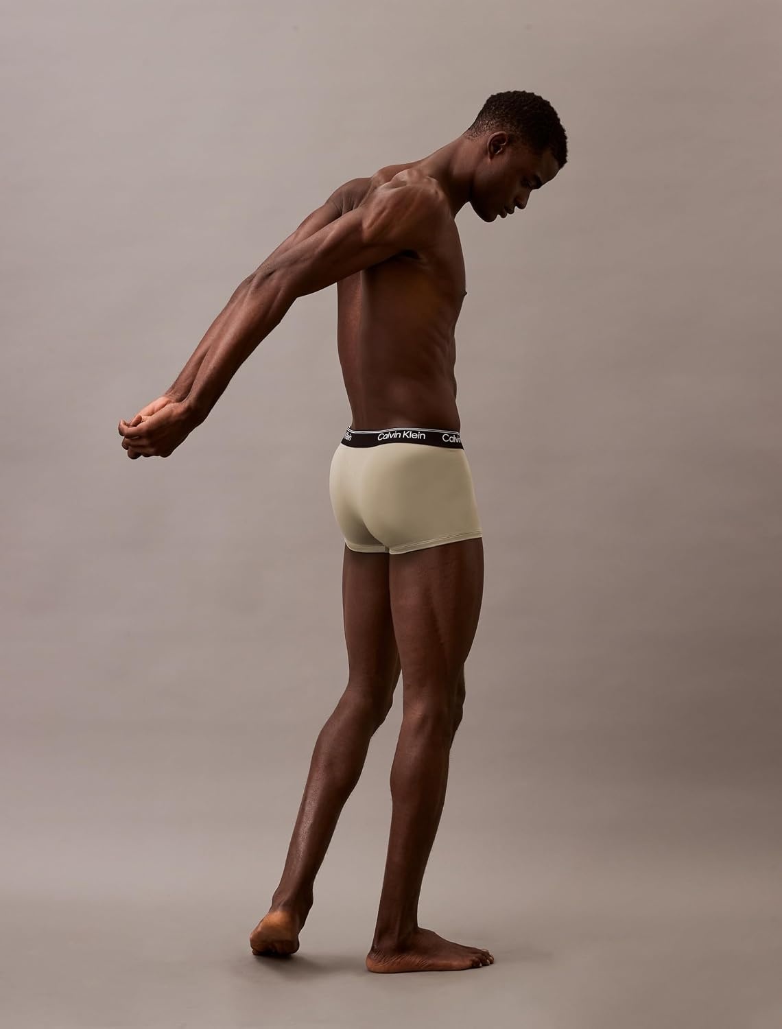 image:imageCalvin Klein Mens Underwear Microfiber Stretch 3 Pack TrunkBlack Palm Leaf Stripebeau Blue Foggy Mauve