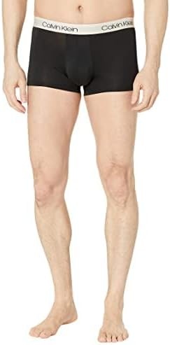 image:imageCalvin Klein Mens Underwear Microfiber Stretch 3 Pack TrunkBlack Bodies W Asphalt Grey Mudstone Acid Orange